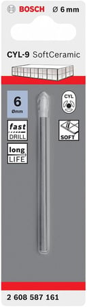 Professional Accessories Matkap ve Kırıcı Delici Uçları, Taş ve Beton, Gri, 8 mm, 1 Adet