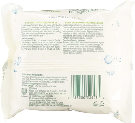 Yüz Mendili Micellar, 25 Adet (6'lı Paket)