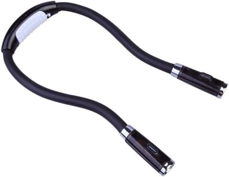 LED Eller Serbest Esnek Boyun Kitap Okuma Işığı Siyah