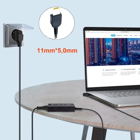 Lenovo Güç Kaynağı için Şarj Cihazı 65W 20V 3,25A Dizüstü Bilgisayar Şarj Kablosu Lenovo ThinkPad T440 T440s X270 G70 G710 IdeaPad Flex 2 3 Yoga 11 11S Adlx65nlc3a için AC Adaptör 11mm*5,0mm