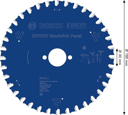 Professional Accessories CSB Expert Sandwichpanel: 190 x 20 x 36D (1)