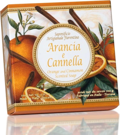 Artigianale Fiorentino Sabun 100 Gr - Orange And Cinnamon