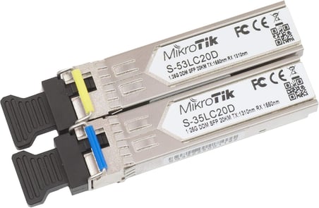S-3553LC20D, İki SFP (1. 25G) modül kiti, 20km, Tek Mod