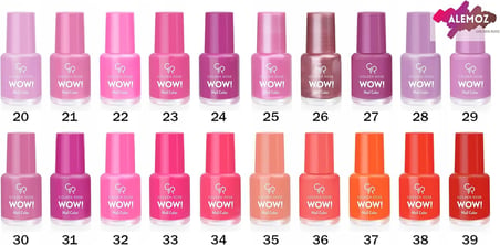 Rose Wow Nail Color No: 30 - Parlak Bitişli Mini Oje 6 ml