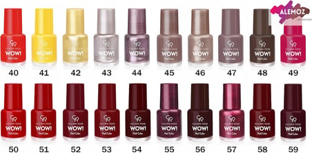 Rose Wow Nail Color No: 30 - Parlak Bitişli Mini Oje 6 ml