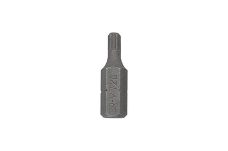 T 22208 Bits Uç Seti, 6X25Mm, Koyu Gri, 24 Adet