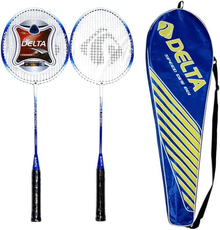 Unisex Çantalı Çiftli Badminton Seti (Çift) Dvr 801, Mavi, Tek Beden