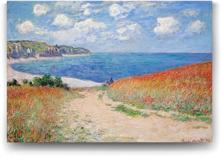 Claude Monet Nature as Muse Kanvas Tablo 60x40 cm
