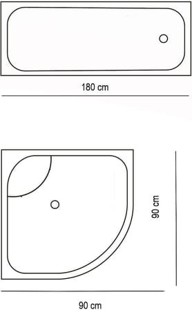 Perdesi 1x180x200 Tek Kanat Duş Perdesi Halka Hediyeli Duşakabin Perdesi 4961 Pembe