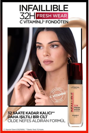 Paris Infaillible 32H Fresh Wear C Vitaminli Fondöten - 120 Vanilla