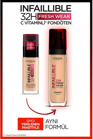 Paris Infaillible 32H Fresh Wear C Vitaminli Fondöten - 120 Vanilla