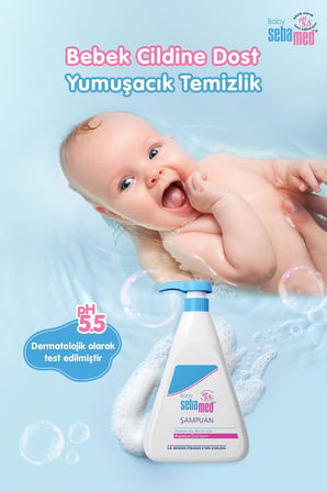 Baby PH 5.5 Göz Yakmayan Formül Nemlendirici Etkili Papatya Özütlü Bebek Şampuanı 250 ML