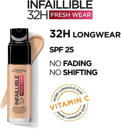 Paris Infaillible 32H Fondöten 140 Golden Beige, 30 ml