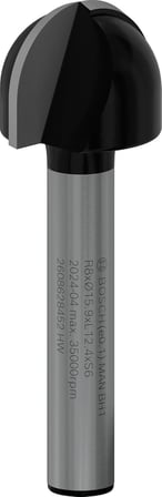 6mm Şaftlı Dayamaklı Fitil Freze Ucu 6 * 15,9 * 45 2608628452