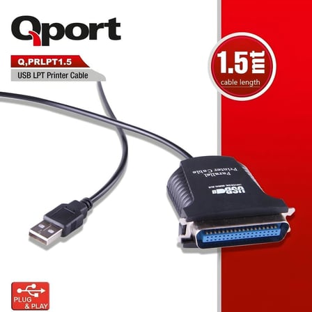 Usb/Lpt Çevirici 1.5 Metre Printer Kablosu