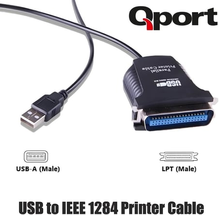 Usb/Lpt Çevirici 1.5 Metre Printer Kablosu