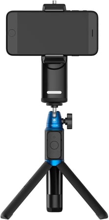 VK-2K Mobil Gimbal + Çok Fonksiyonlu Masa Üstü Tripod Seti (Siyah)