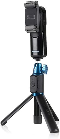 VK-2K Mobil Gimbal + Çok Fonksiyonlu Masa Üstü Tripod Seti (Siyah)