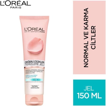 Paris Değerli Çiçekler Temizleme Jeli Normal ve Karma Ciltler (150 ml)