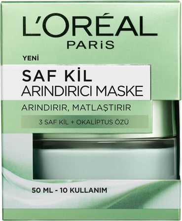 Paris Saf Kil Arındırıcı Maske, 50 ml