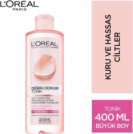 Paris Değerli Çiçekler Tonik Kuru ve Hassas Ciltler (400 ml)