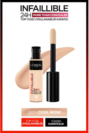 PARIS Infaillible Tüm Yüze Uygulanabilir Kapatıcı 327 Cool Rose