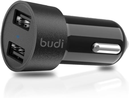 17W 3.4A Dual Port USB Araç Şarj Cihazı - Kompakt ve Hafif Çift USB Girişli Araç Şarj Aleti