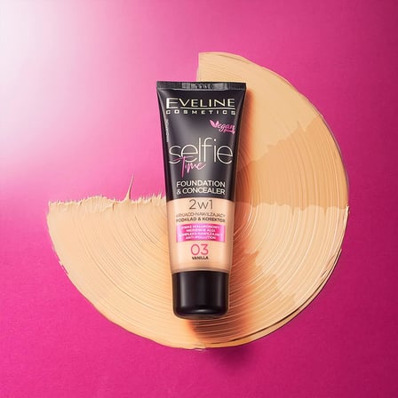 Cosmetics Selfie Time Vegan Fondöten & Concealer 30 Ml Natural