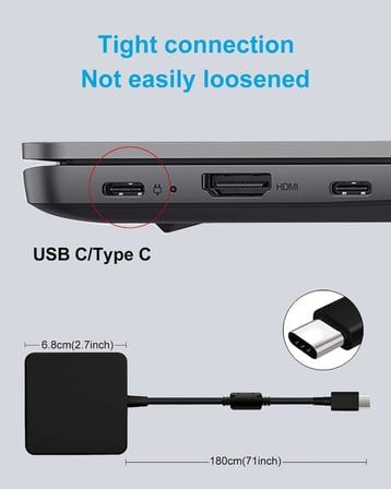 65W USB C Dizüstü Bilgisayar Güç Kaynağı Lenovo HP Dell Samsung ASUS Huawei Matebook Şarj Kablosu Type C Adaptörü