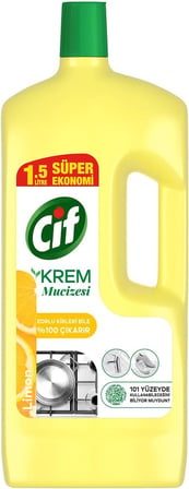 Krem Mucize Yüzey Temizleyici Limon 1500 ml