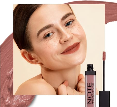 Cosmetics Mattemoist Lipgloss 403 Sugar Kiss Yarı Mat Saten Bitişli Likit Ruj, Nude