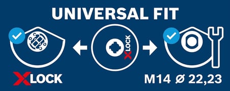 5 mm X-LOCK Metal Kesme Taşı Düz 2608619780