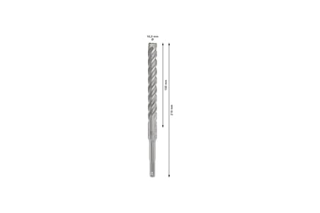1x PRO SDS plus-5X Kırıcı Delici Delme Ucu (Donatılı Beton, Beton, Ø 16,00 mm, Professional Aksesuar Kırıcı Delici)