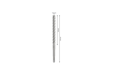 1x PRO SDS plus-5X Kırıcı Delici Delme Ucu (Donatılı Beton, Beton, Ø 12,00 mm, Professional Aksesuar Kırıcı Delici)