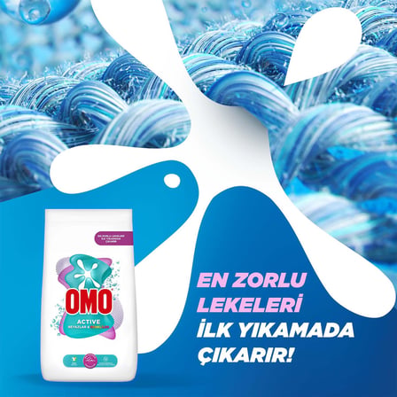 Active Beyazlar ve Renkliler için Toz Çamaşır Deterjanı, 9 kg, 60 Yıkama, 1 Paket (1 x 9000 g)