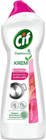 Krem Yüzey Temizleyici Müge ve Frezya Yağ ve Kireç Sökücü Leke Çıkarıcı 750 ML