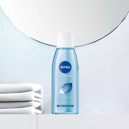 Canlandırıcı Tonik 200ml, Nemlendirici, Lotus Çiçeği, Cildi Kurutmadan Temizler, Normal ve Karma Cilt Tipleri