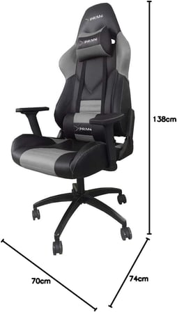 XPrime King Oyuncu Koltuğu Gri 9555G