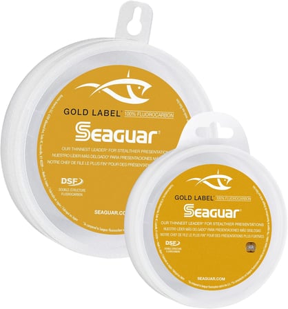 Gold Label Tatlı ve Tuzlu Su için Misina, Berrak Sulara Uygun, %100 Fluorokarbon, Şeffaf, Farklı Boyutlar