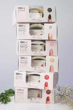 Kalıcı Oje Seti 04 Light Cream 1 Paket (1 x 250 g)