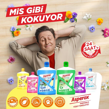 Temizliğin Kokusu Parfümlü Yüzey Temizleyici 2.5 L
