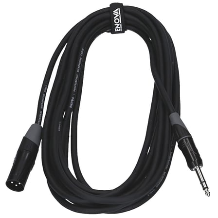 3 M XLR Erkek - 1/4 "Fiş 3 Kutuplu Mikrofon Kablosu 3 Pimli Analog Ve Cırt Cırtlı AES