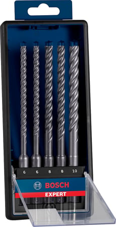 Professional 3 parça Expert SDS plus-7X Kırıcı Delici Delme Uçları (Yumuşak taş, Sert taş, Beton, Donatılı beton, Beton bina bloku, Ø 6-10 mm, Aksesuar Kırıcı Delici)