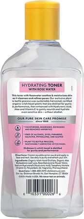 Witch Hazel Gül Suyu İçeren Nemlendirici Tonik 473ML