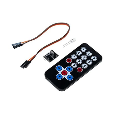 IR Alıcı Verici Kumanda Seti - IR Receiver Module Wireless Remote Control K