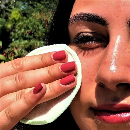 1'' Arada Makyaj Temizleme ELDİVENİ, DİSKİ ve Devasa PET, Tekrar Yıkanabilir, Tekrar Kullanılabilir.