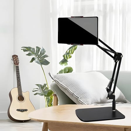 Akrobatik Stant Masaüstü 3.5-10.6" inch Metal Gövde Tablet ve Telefon Tutucu Standı | J6