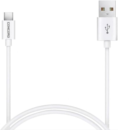 100 CM Type-C Şarj ve Data Kablosu Beyaz - Akıllı Telefonlar ve Tabletler İçin