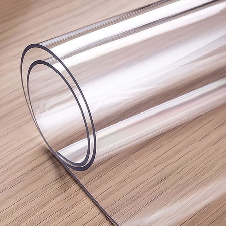 1.2Mm | Şeffaf Pvc Masa Ve Masa Örtüsü Koruyucu | Masa Pedi | Koruyucu Mika | Asetat Masa Örtüsü | (En: 70Cm, Boy: 50Cm)