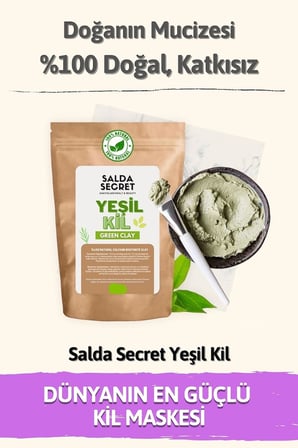 Kil Doğal Yüz Maskesi 500 gr X 2 Adet Toz - Kil Maskesi - Indian Healing Clay